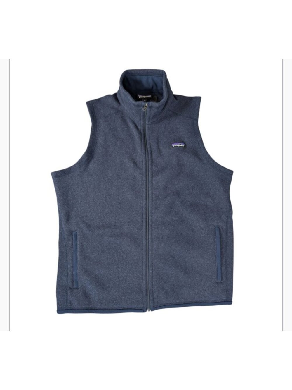 Womens Patagonia Better Sweater Vest Navy XXL Full-Zip Recycled Polyester